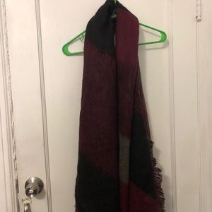 Burgundy/wine scarf